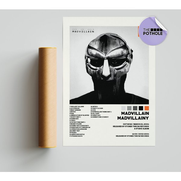 Mf Dooom Posters / Madvillainy Poster,-image
