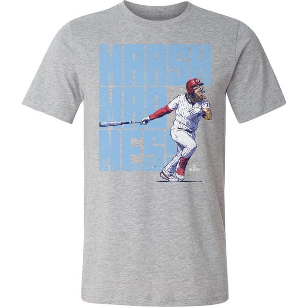 Brandon Marsh Men's Cotton T-Shirt - Philadelphia Baseball Brandon Marsh Philadelphia-image