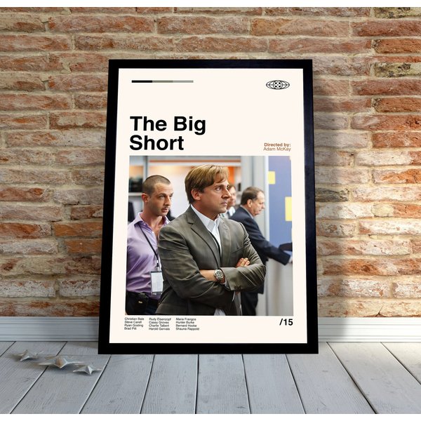 The Big Short Poster - Adam Mckay - Minimalist Poster-image