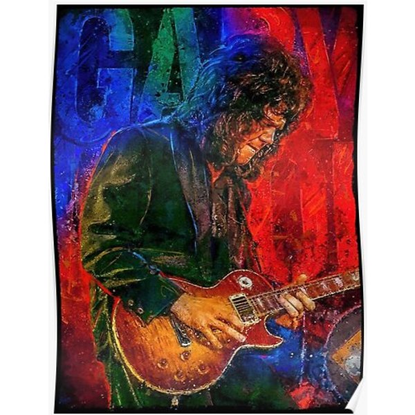 Gary Moore Tribute Premium Matte Vertical Poster-image