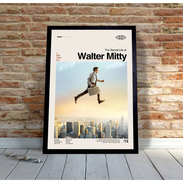 The Secret Life Of Walter Mitty Movie Poster-image