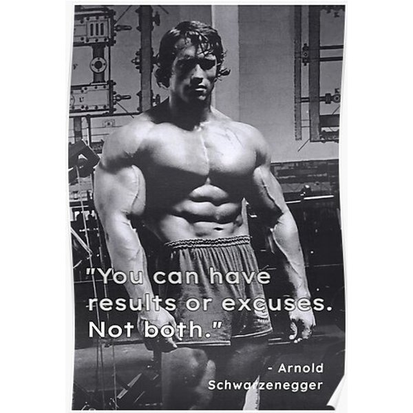You Can Have Results Or Excuses. Not Both Premium Matte Vertical Poster-image