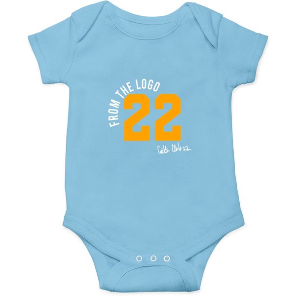 From The Logo 22 Caitlin Clark Onesies, Comfort Colors Onesies, Caitlin Clark Basketball Onesies-image