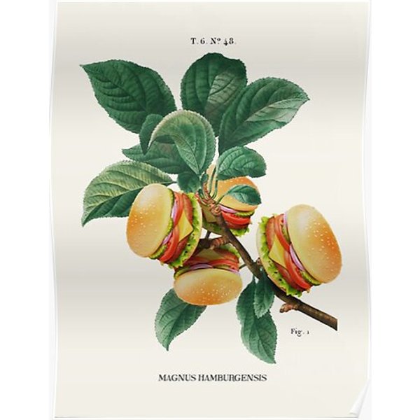 Burger Plant Premium Matte Vertical Poster-image