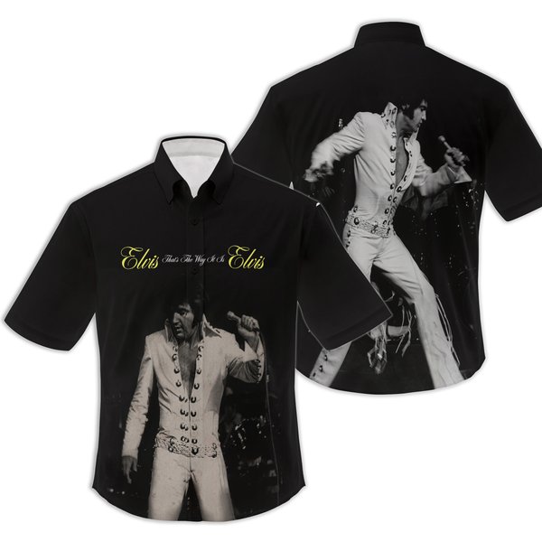 Elvis Presley Hawaiian Shirt, Music Hawaiian Shirt, Elvis Vintage Unisex-image