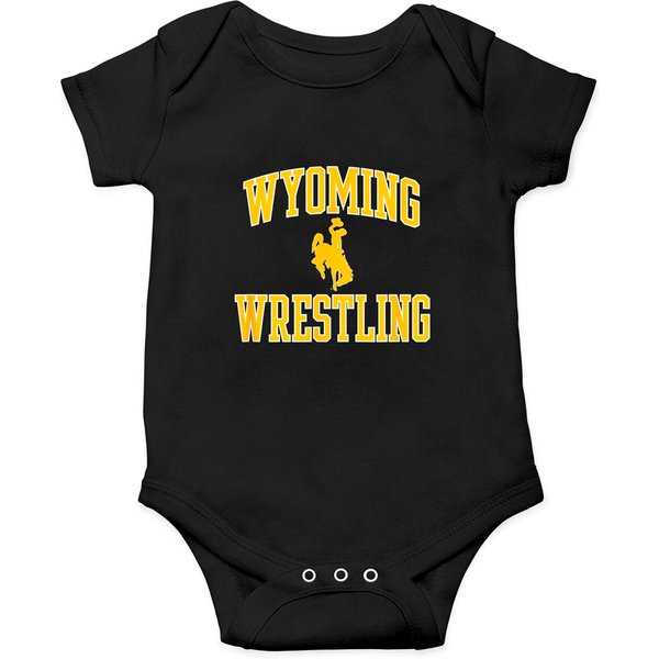 Mens Wyoming Cowboys Apparel Wrestling Classic Arch Onesies Onesies-image