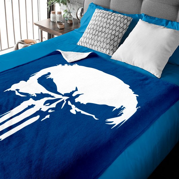 Punisher, Baby Blankets Black / Black-image