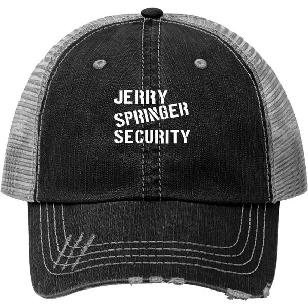 Jerry Springer Security Hipster Trucker Hats Trucker Hats-image