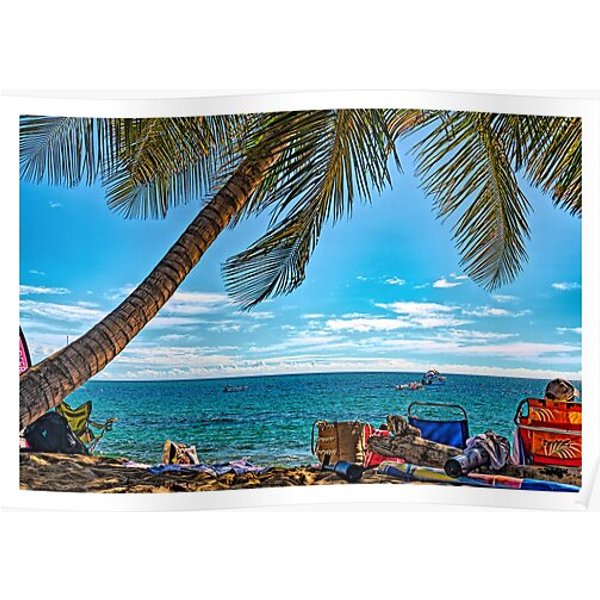 Beach Rincon Puerto Rico Premium Matte Vertical Poster-image