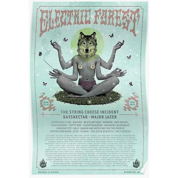 Electric Forest 2016 Premium Matte Vertical Poster-image