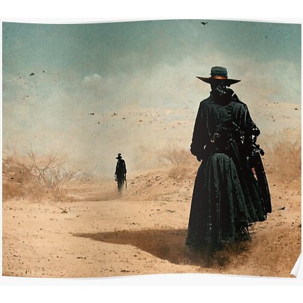 Gunslinger Premium Matte Vertical Poster-image