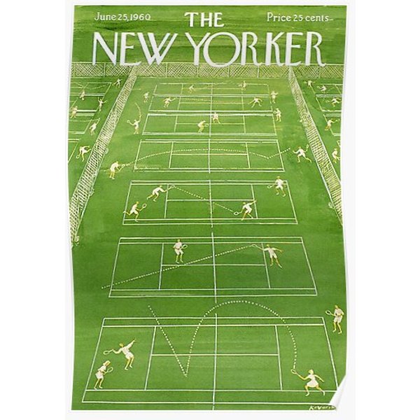 New Yorker Cover - June 25Th, 1960 Premium Matte Vertical Poster-image