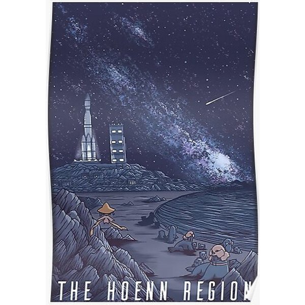 The Hoenn Region Premium Matte Vertical Poster-image