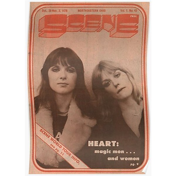 Ann And Nancy Wilson Heart Premium Matte Vertical Poster-image