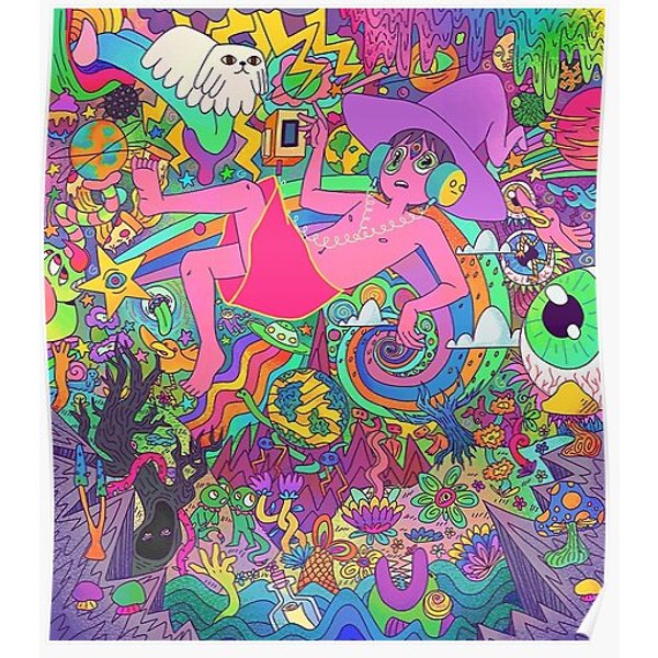 The Midnight Gospel Trippy Premium Matte Vertical Poster-image