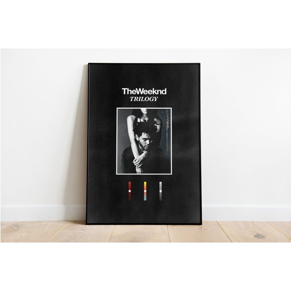 Weeknd Album The Trilogy Cover Poster-image