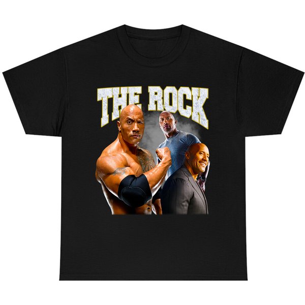 Rare Original '99 The Rock Dwayne Johnson Vintage Shirt-image