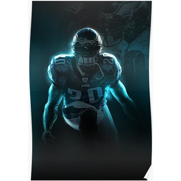 Brian Dawkins Philadelphia Sports Art Premium Matte Vertical Poster-image