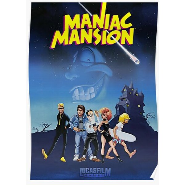 Maniac Mansion Premium Matte Vertical Poster-image