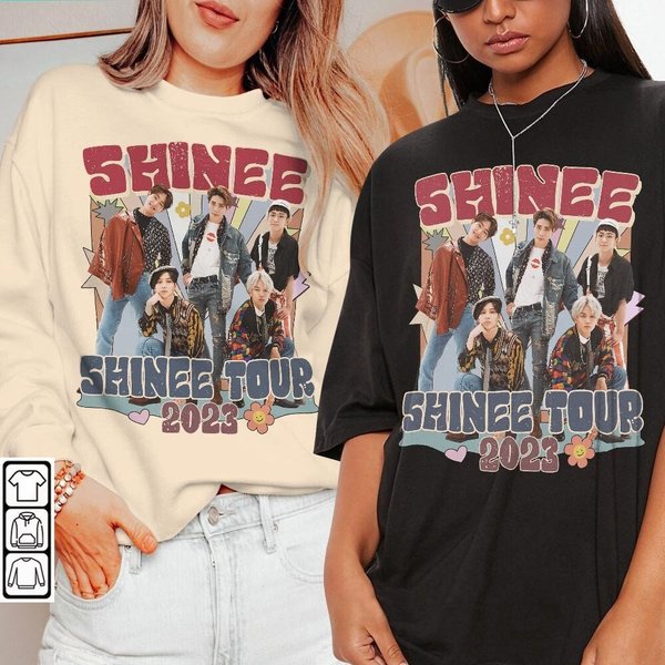 Shinee Kpop Shirt, Shinee Band Music Vintage-image