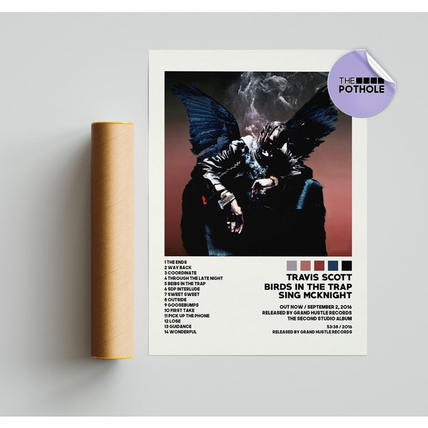 Travis Poster | Birds In The Trap Sing Mcknight Poster-image