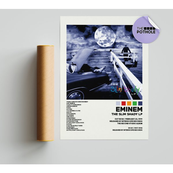 Eminem Posters / The Slim Shady Lp Poster-image