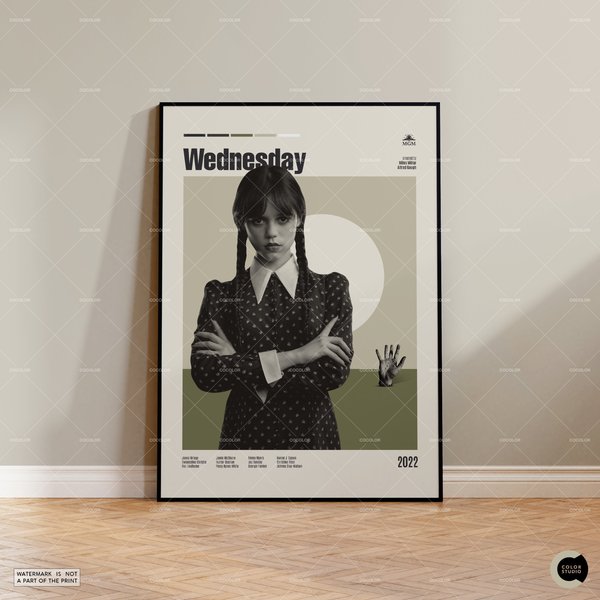Wednesday Addams, Vintage Movie Poster-image