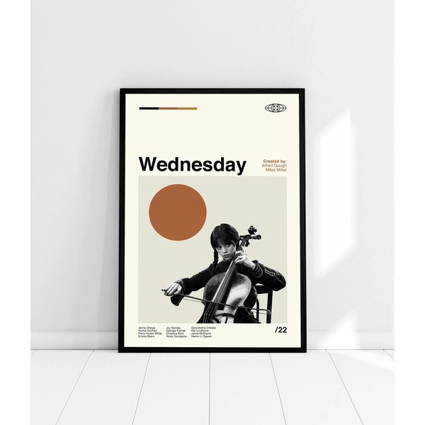 Wednesday Addams Movie Poster-image