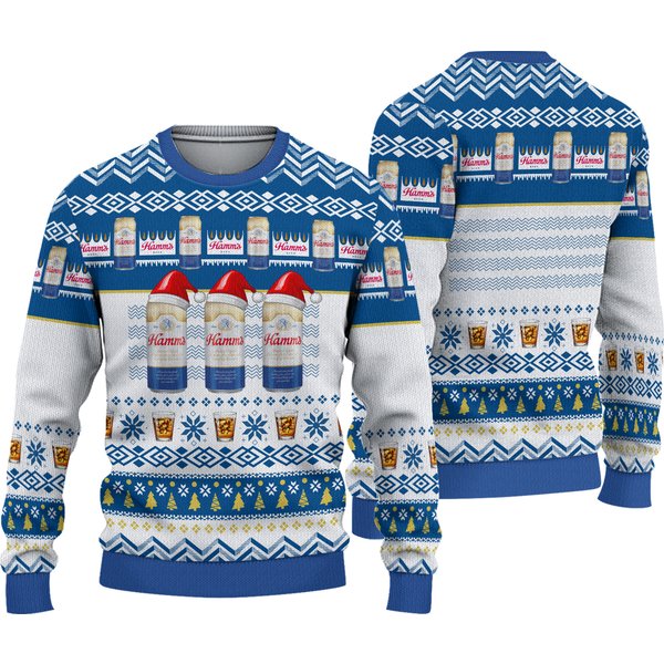 Hamm's Beer Drink Christmas Sweater-image
