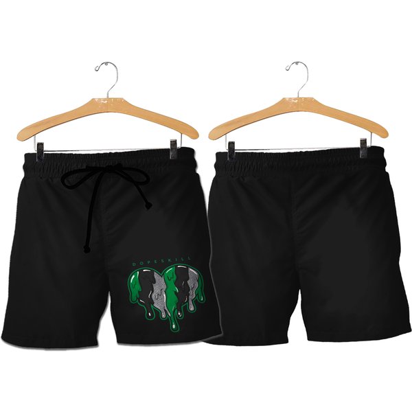 S.H Men's Fleece Shorts To Match Jordan 3 Pine Green-image