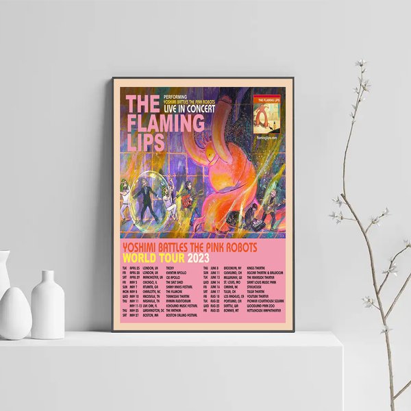 The Flaming Lips Concert & Tour Historu 2023 Poster-image