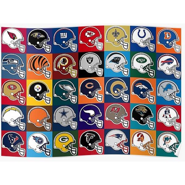 American Football Poster Premium Matte Vertical Poster-image