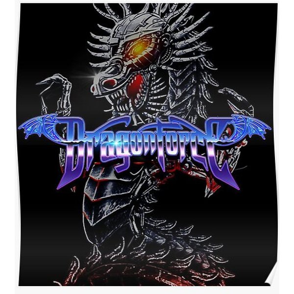 Dragonforce Are A Power Metal Premium Matte Vertical Poster-image