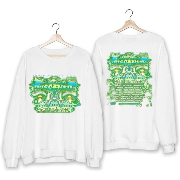 T Pain Escape From Wiscansin The Invasion Tour 2023 Sweatshirt-image