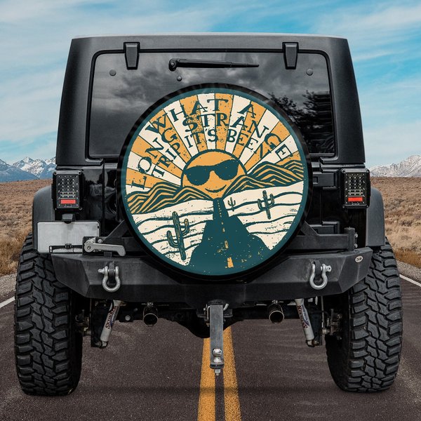 What A Long Strange Trip It's Been Spare Tire Cover