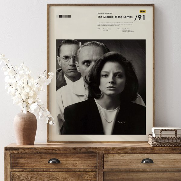 The Silence Of The Lambs Movie Poster-image