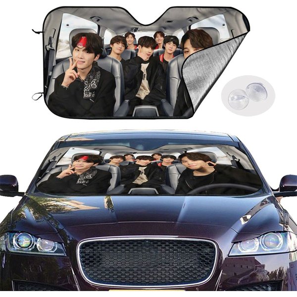 Bts Heat Car Auto Sun Shade Auto Accessories Iconic 2000S-image