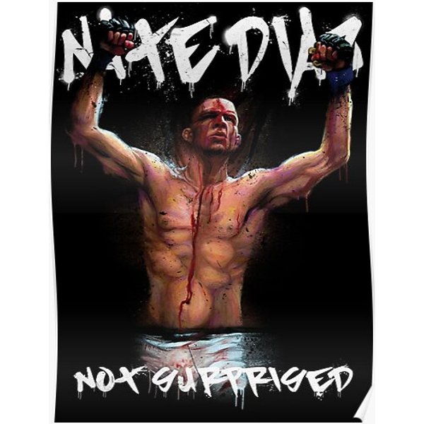 Nate Diaz Is Not Surprised 2 Premium Matte Vertical Poster-image