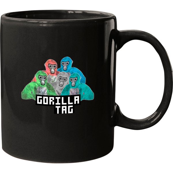 Gorilla Tag Monkey Green Blue Red Gorilla Png Mugs-image