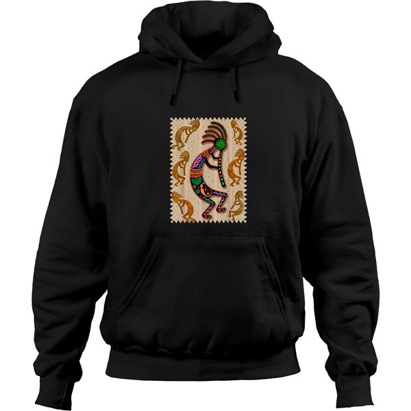 Kokopelli.Art Native American Hoodies-image