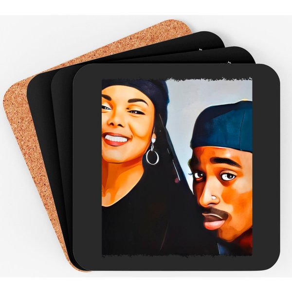 Janet Jackson Coasters, Tupac Coasters, Janet And Tupac Coasters-image