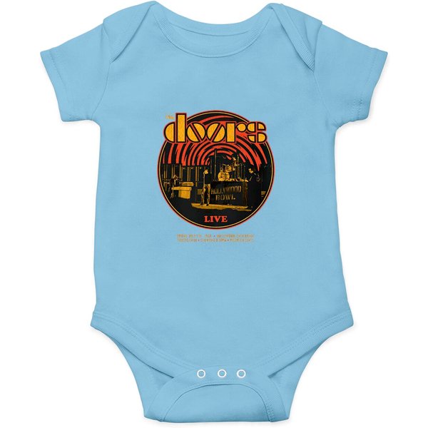 The Doors Jim Morrison Band Black Onesies