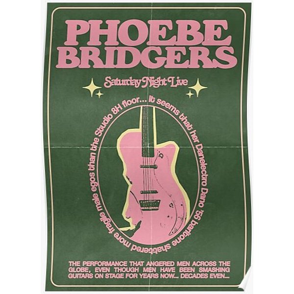 Phoebe Bridgers Saturday Night Live Poster Premium Matte Vertical Poster-image