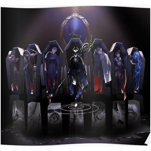 Twisted Wonderland Premium Matte Vertical Poster-image