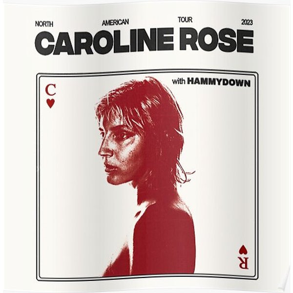 Caroline Rose North American Tour 2023 Premium Matte Vertical Poster-image
