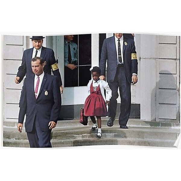Ruby Bridges, Escorted Premium Matte Vertical Poster-image