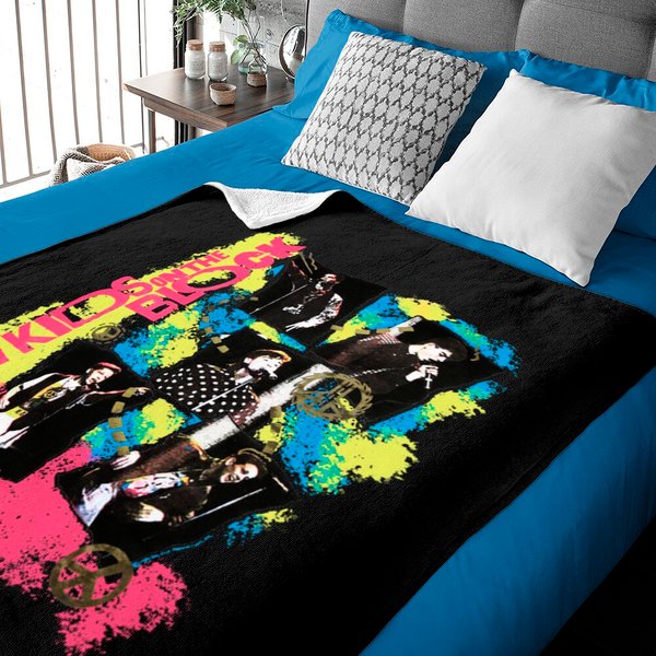Nk On The Block Aop '89 Baby Blankets-image