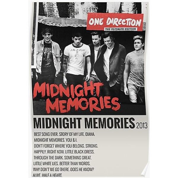 Midnight Memories 2013 - Premium Matte Vertical Poster-image