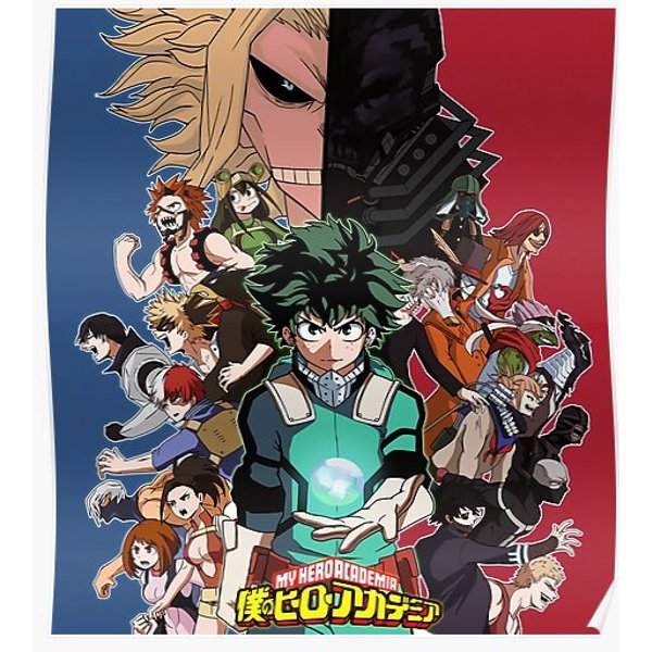 Hero Anime Premium Matte Vertical Poster-image