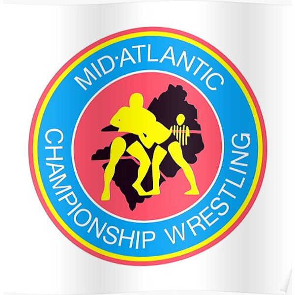 Mid-Atlantic Championship Wrestling Logo Premium Matte Vertical Poster-image